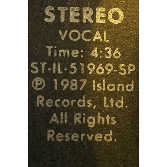 Vtg 1987 U2 7” 45 Vinyl Record "I Still Haven’t Found What I’m Looking For" - Picture 3 of 3